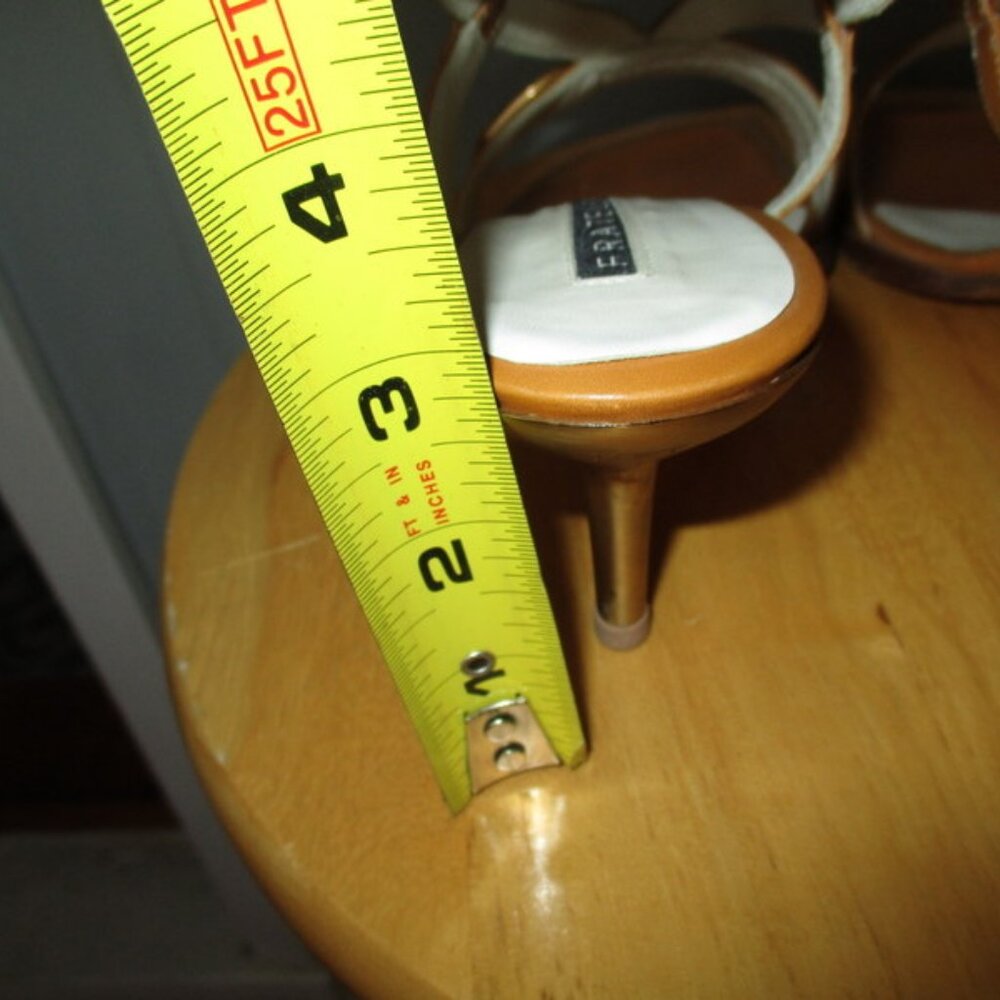 FRATELLI ROSSETTI Tan Sling Back Heels - Picture 7 of 7